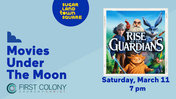 Movie Under the Moon at Sugar Land Town Square