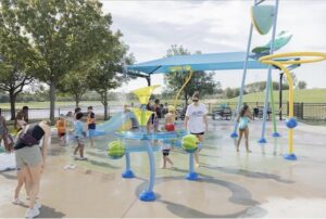 New Splash Pad at Memorial Park